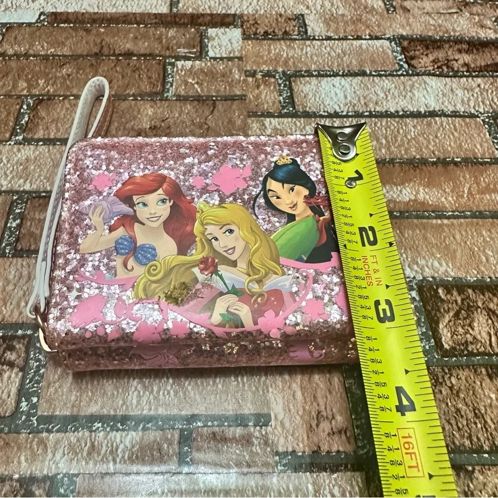 Disney Princess Pink Glitter Princess Wristlet